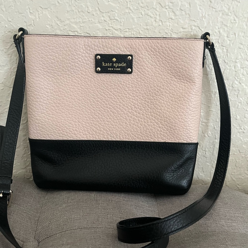 kate spade Two-Tone Pink and Black Crossbody Bag